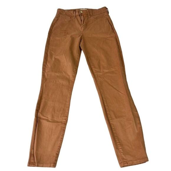 L’AGENCE Pants Womens 26 Brown Margot High Rise Skinny Camel - Picture 2 of 14